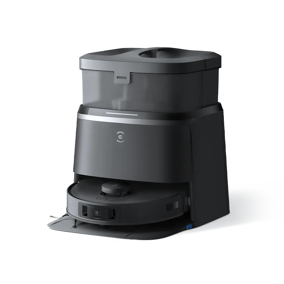 DEEBOT T30 OMNI Robot Laveur Aspirateur Noir avec Cartographie (IA, Mini, Puissant)