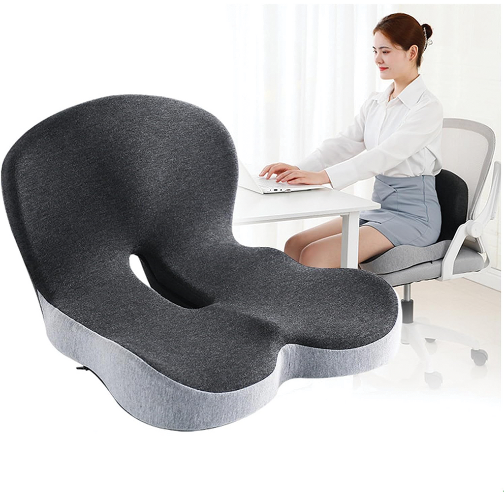 Ergopad Coussin de siège à mémoire de forme de voiture respirant