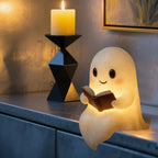 SpectralBeam Lampe de lecture fantôme mignon Halloween 3D LED veilleuse