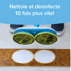 Turbo spin + microfibres Nettoyez vos sols