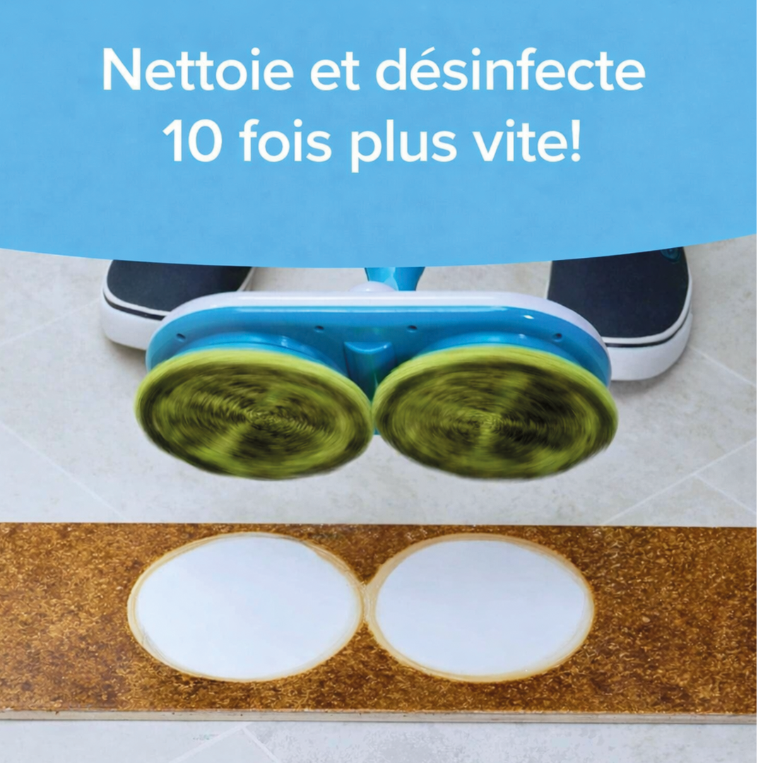 Turbo spin + microfibres Nettoyez vos sols