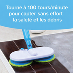 Turbo spin + microfibres Nettoyez vos sols